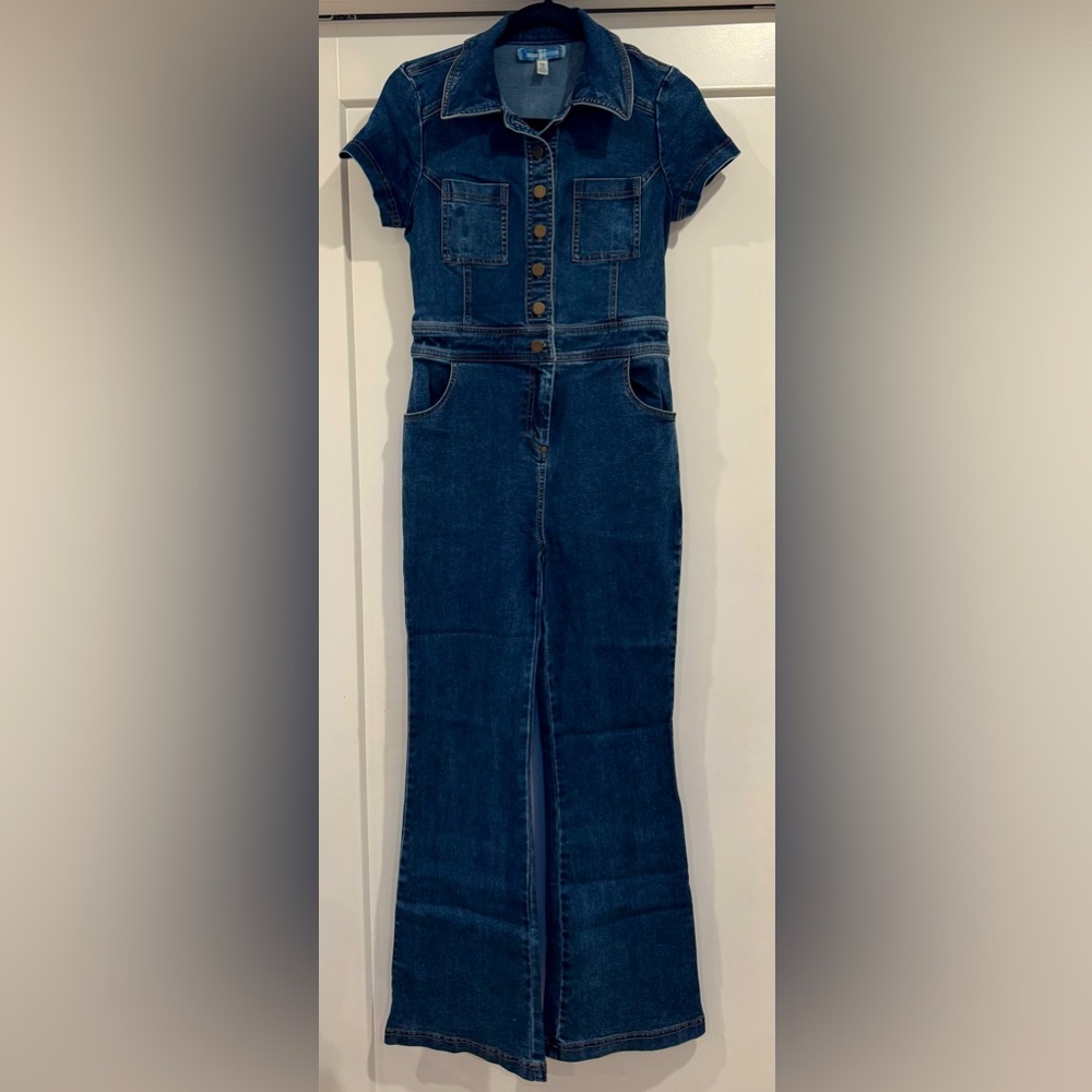 Urban Outfitters Denim Coverall Jumpsuit - Picture 2 of 6